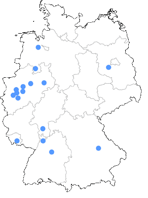 Map of German cinemas in cities with a population over 150,000